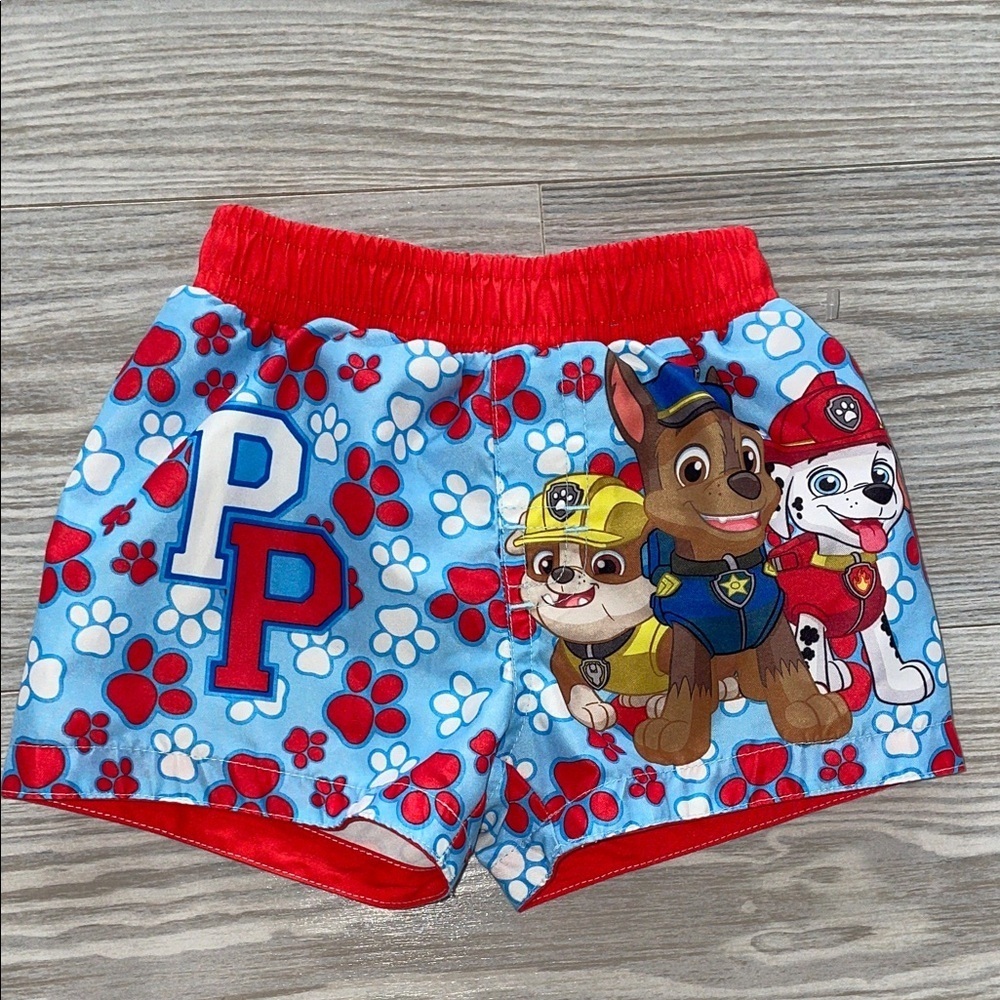 ⭐Nickelodeon Paw Patrol Baby Boys Swim Trunks Size 3-6 Months⭐